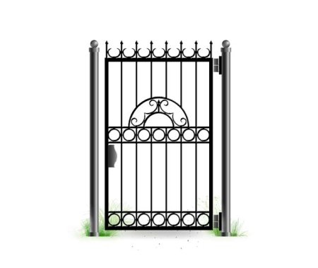 Калитка прутья 1500