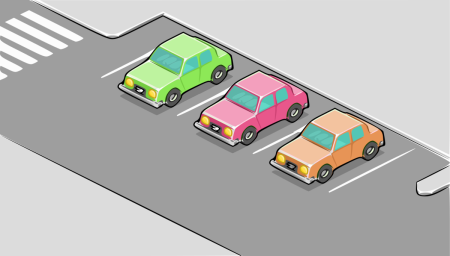 Парковка мультяшная