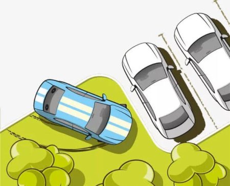 Парковка иллюстрация