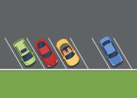 Парковка рисунок