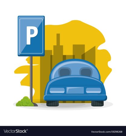 Схематическое изображение парковки