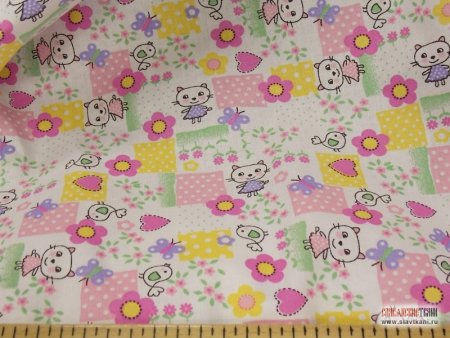 Хлопок с детским рисунком