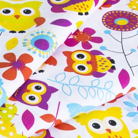 Ткань Совы Шуйские ситцы