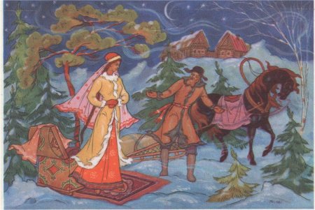 Художник а.Куркин (Палех)