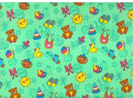 Текстура детской ткани