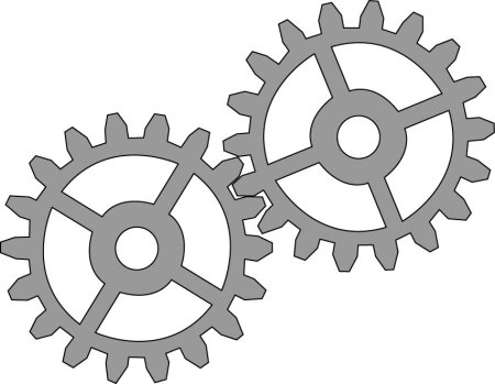 Зубчатые колеса механизм