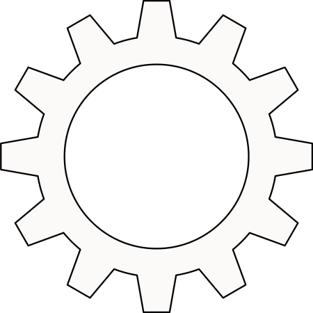 Шестеренка контур