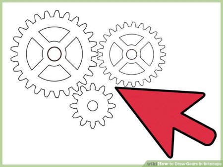 Шаблон шестерни для печати