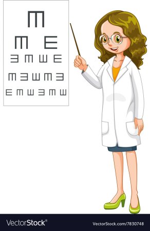 Офтальмолог иллюстрация