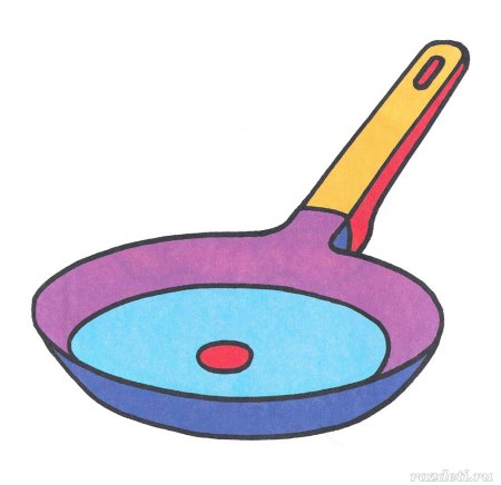Сковорода мультяшная
