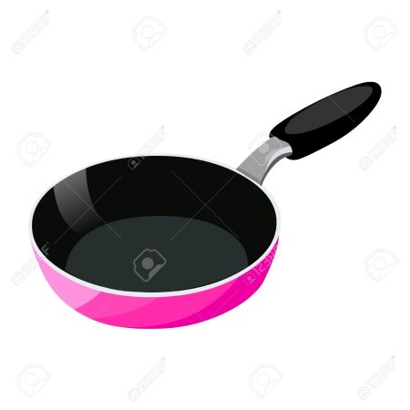 Сковорода на прозрачном фоне