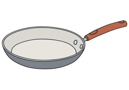 Сковородка карандашом