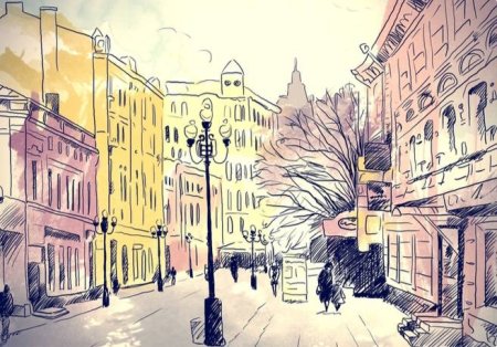 Улицы Москвы Графика