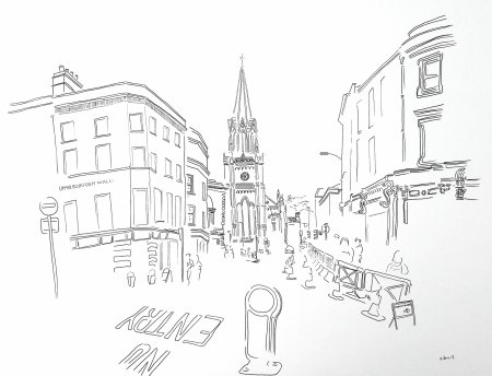 Арбат в карандаше