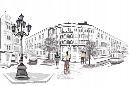 Тверская улица рисунок