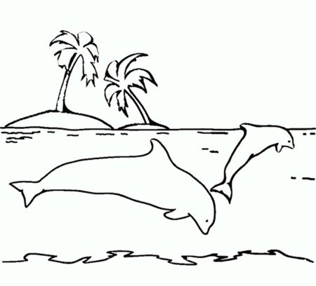 Остров раскраска