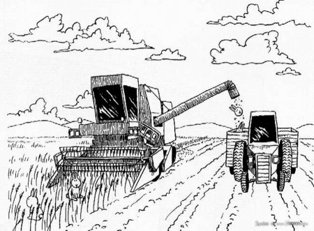 Сельское хозяйство карандашом