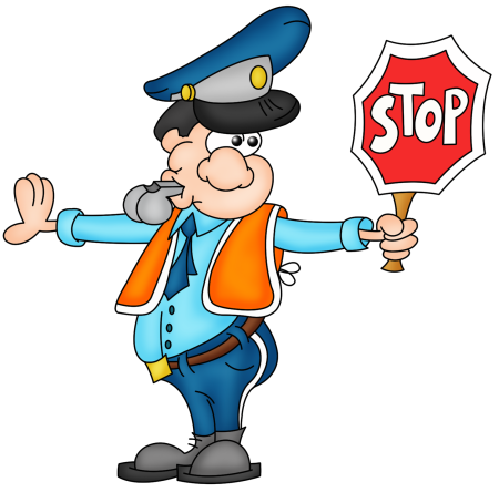 Гаишник мультяшный