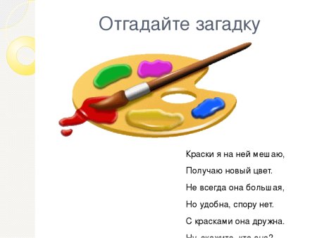 Загадки про рисование