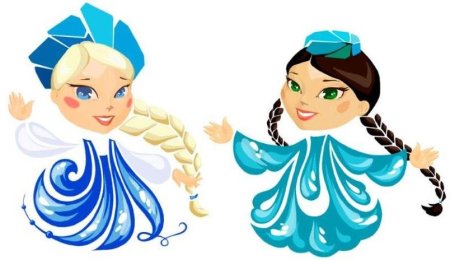 Татарская девочка вектор