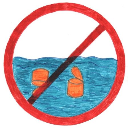 Экологический знак берегите воду