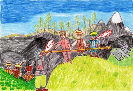 Семеро храбрецов братья Гримм