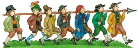 Семеро храбрецов братья Гримм