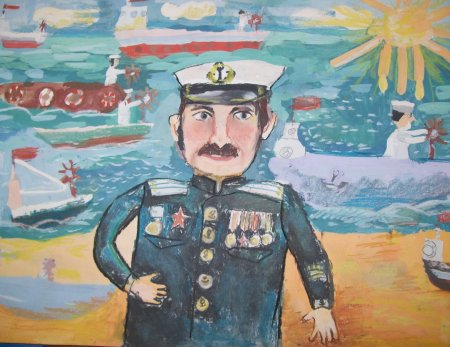 Капитан детский рисунок