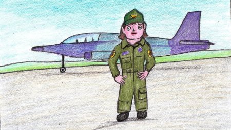 Военный летчик для детей