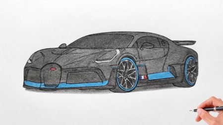 Bugatti рисунок