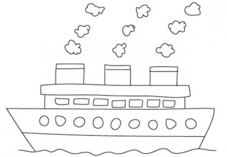 Рисуем корабль с детьми