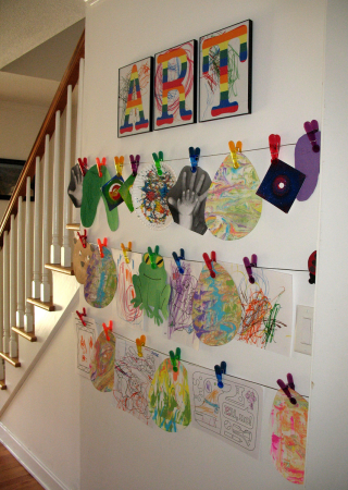 Украшение коридора в детском саду