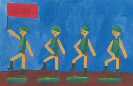 Детские рисунки марш