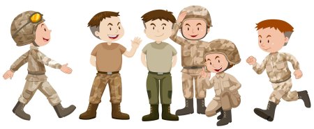 Солдат на прозрачном фоне для детей