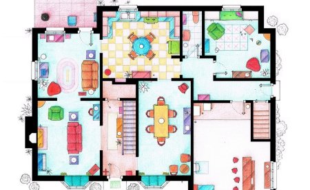 Дом Симпсонов планировка