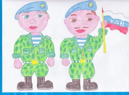 Десантник рисунок