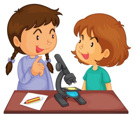 Мультяшные дети исследуют