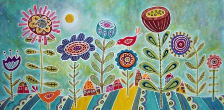 Karla Gerard картины цветы