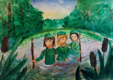 А зори здесь тихие иллюстрации к повести