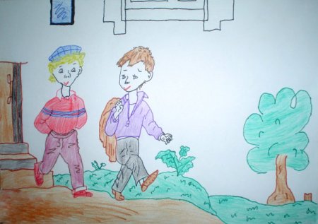 Я И Вовка рисунок