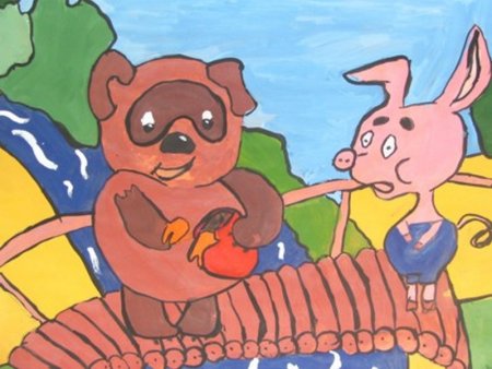 Рисовать сюжет из мультика