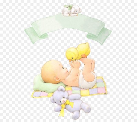 Новорожденный на прозрачном фоне