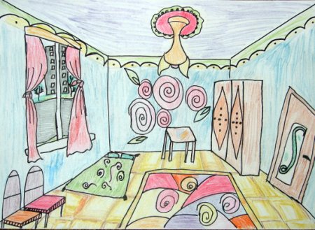 Рисуем детскую комнату