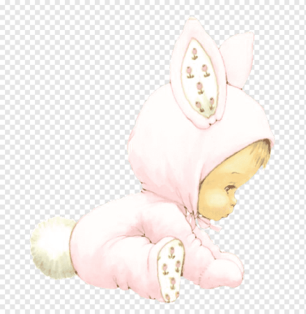 Малышка нарисованная