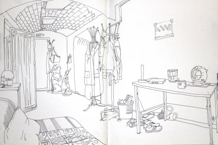 Комната подростка рисунок