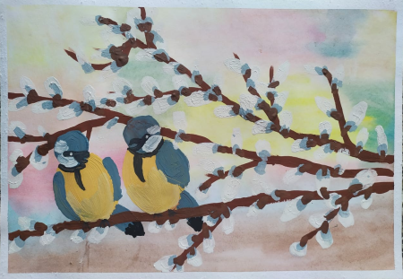 Вербное воскресенье рисунки