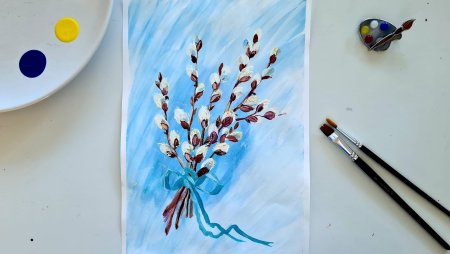 Вербочка рисунок