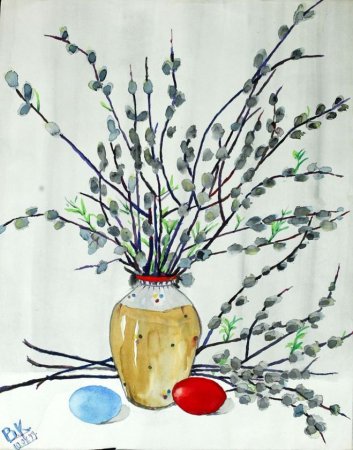 Рисование Вербное Воскресение и Пасха