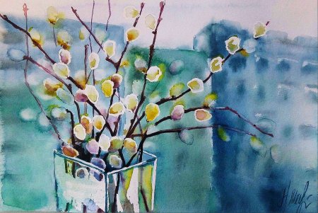 Вербное воскресенье рисунки