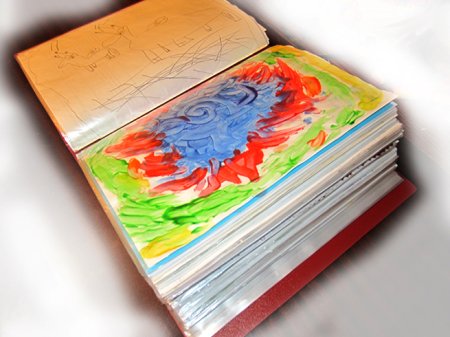 Папка для хранения детских рисунков